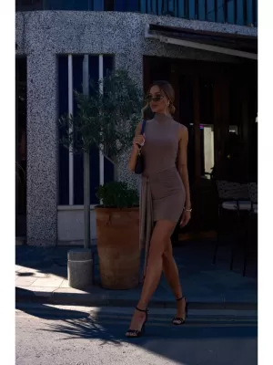 Kleid MOE M841 BEIGE