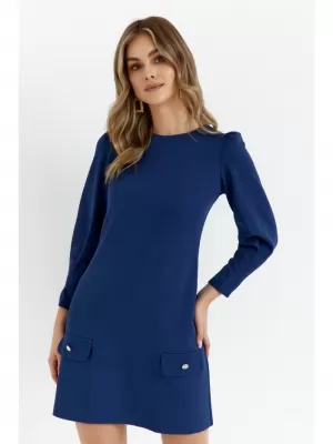 Kleid MAKOVER K148 MARINEBLAU