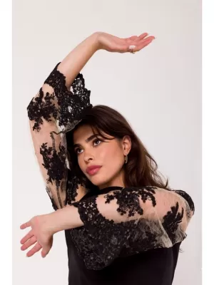 Kleid MAKOVER K182 SCHWARZ