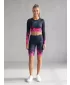 Frauen -Leggings über den Knien Premium ALTISPORT VOJ/ALW109LEG02 ROSA SCHWARZ
