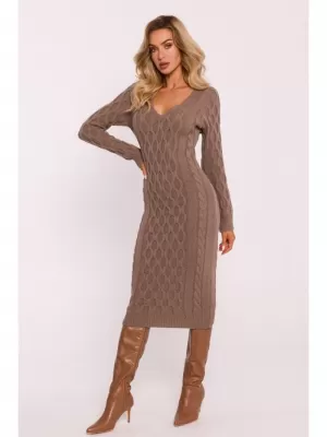 Kleid MOE M824 CAPPUCCINO