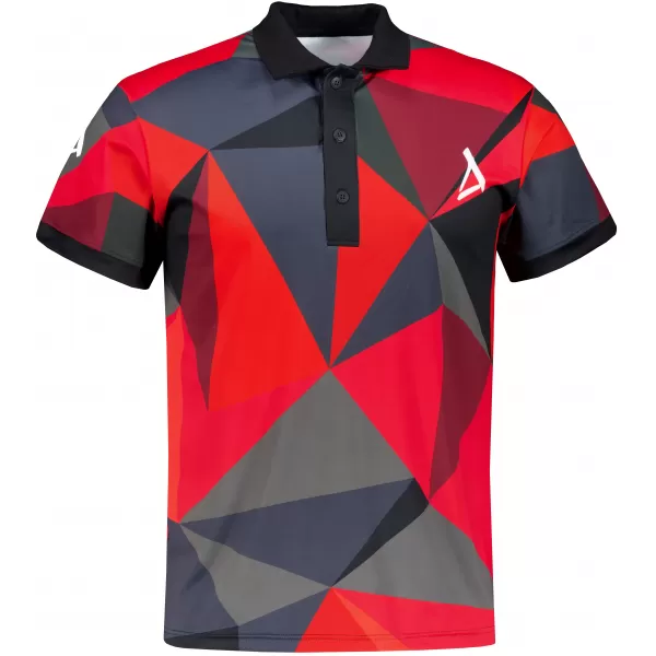  Herrenfunktional T -Shirt mit Premium -Kragen ALTISPORT VOJ/ALM007TR05 ROT 