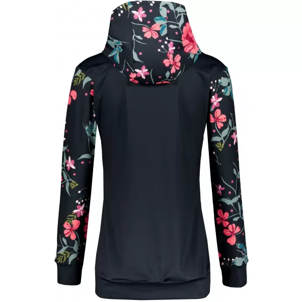  Funktionaler Sweatshirt -Prämie von Frauen ALTISPORT VOJ/ALW063MI01 SCHWARZ -GREEN 