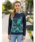 Funktionaler Sweatshirt -Prämie von Frauen ALTISPORT VOJ/ALW061MI01 BLAU