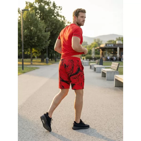  Die funktionalen Shorts von Männern Premium ALTISPORT VOJ/ALM071KRA01 ROT 