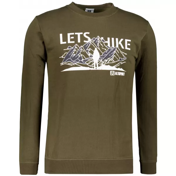  Herren -Sweatshirt ALTISPORT ALM190406 MILITÄR 