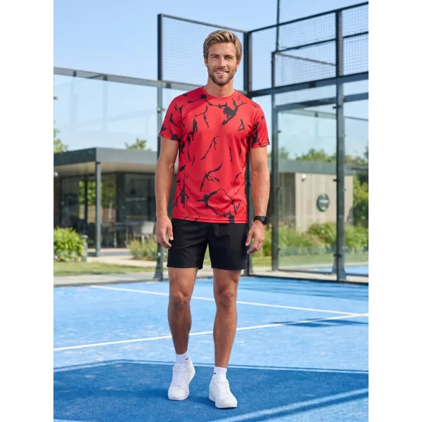  Männer funktionaler T -Shirt Premium ALTISPORT VOJ/ALM052TR01 ROT 
