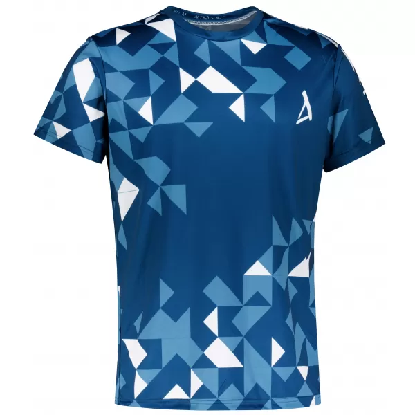 Männer funktionaler T -Shirt Premium ALTISPORT VOJ/ALM108TR01 MARINE-WEIß 