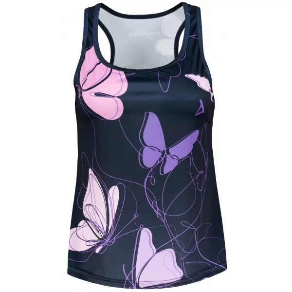  Funktionaler Tanktoper der Frauen auf Prämie ALTISPORT VOJ/ALW086TIL01 DUNKELBLAU/LILA 