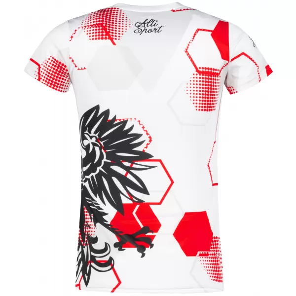  Frauenfunktional T -Shirt Premium ALTISPORT VOJ/ALW036PL/TR01 HEXA-WH 