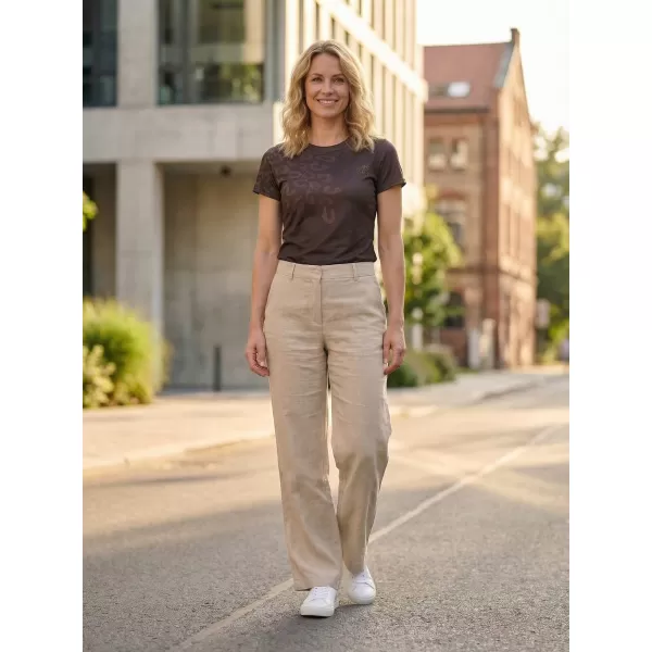  Frauenfunktional T -Shirt Premium ALTISPORT VOJ/ALW047TR01 DUNKELBRAUN 