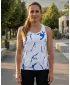 Funktionaler Tanktoper der Frauen auf Prämie ALTISPORT VOJ/ALW052TIL01 WEIß