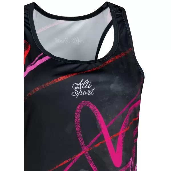  Frauenkleid -Prämie von Frauen ALTISPORT VOJ/ALW082SAT01 SCHWARZ 