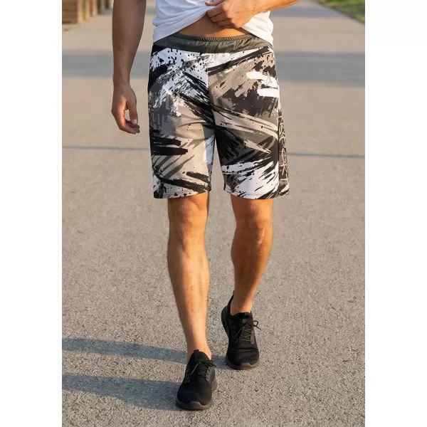  Die funktionalen Shorts von Männern Premium ALTISPORT VOJ/ALM014KRA01 SCHWARZ -GRAY 
