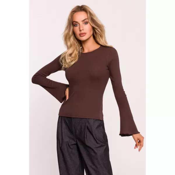  Damen-T-Shirt MOE M806 BRAUN 