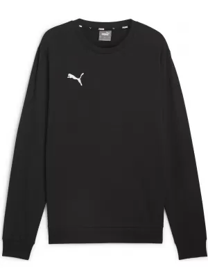Herren -Sweatshirt PUMA TEAMGOAL CASUALS CREW NECK S 658592_03 PUMA BLACK/PUMA WEIß