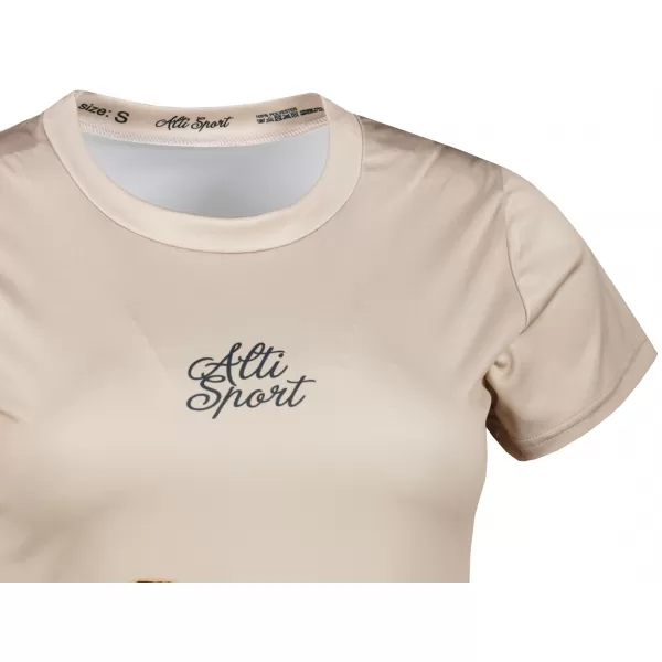  Frauenfunktional T -Shirt Premium ALTISPORT VOJ/ALW090TR01 BRAUN 