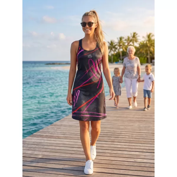  Frauenkleid -Prämie von Frauen ALTISPORT VOJ/ALW082SAT01 SCHWARZ 
