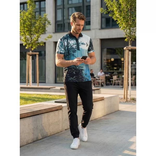  Herrenfunktional T -Shirt mit Premium -Kragen ALTISPORT VOJ/ALM103TR05 BAMBUS 