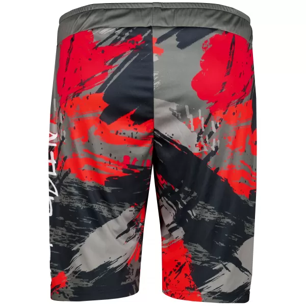  Die funktionalen Shorts von Männern Premium ALTISPORT VOJ/ALM014KRA01 SCHWARZ -RED 