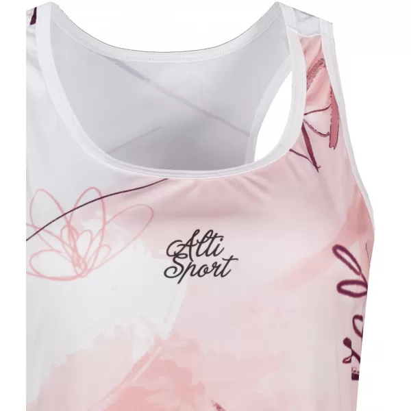  Frauenkleid -Prämie von Frauen ALTISPORT VOJ/ALW083SAT01 WEIß -PINK 