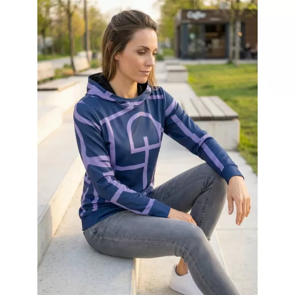  Funktionaler Sweatshirt -Prämie von Frauen ALTISPORT VOJ/ALW085MI01 LILA 