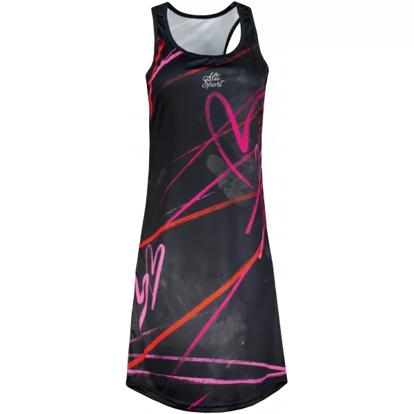  Frauenkleid -Prämie von Frauen ALTISPORT VOJ/ALW082SAT01 SCHWARZ 