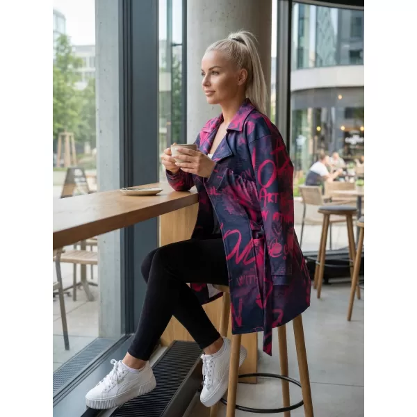  Premium-Sweattasche für Damen ALTISPORT VOJ/ALW105MI05 SCHWARZ ROSA 