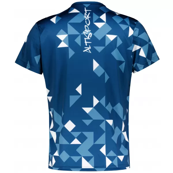  Männer funktionaler T -Shirt Premium ALTISPORT VOJ/ALM108TR01 MARINE-WEIß 