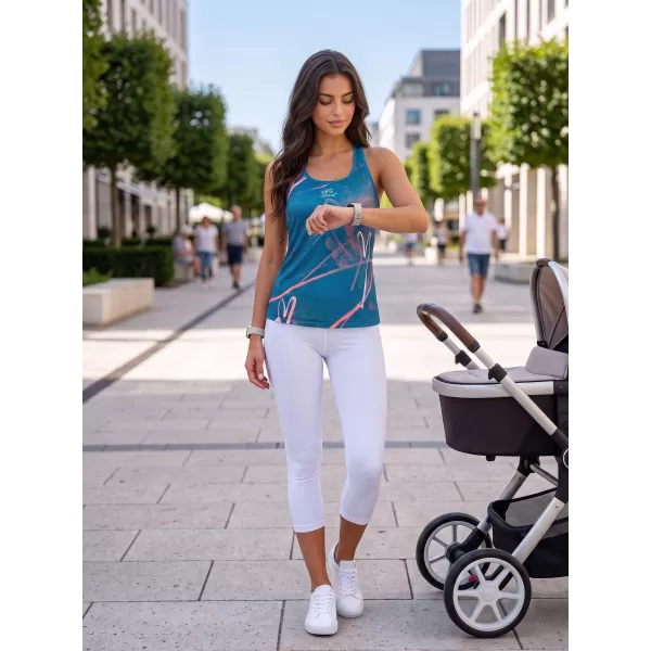  Funktionaler Tanktoper der Frauen auf Prämie ALTISPORT VOJ/ALW082TIL01 KEROSIN 