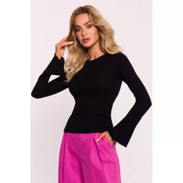  Damen-T-Shirt MOE M806 SCHWARZ 