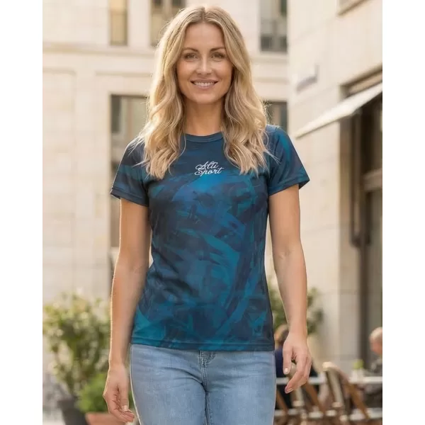 Frauenfunktional T -Shirt Premium ALTISPORT VOJ/ALW096TR01 KEROSIN 