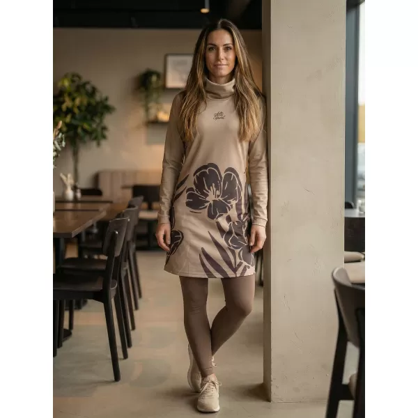  Damen erweitertes Premium -Sweatshirt ALTISPORT VOJ/ALW0107MI06 BRAUN 