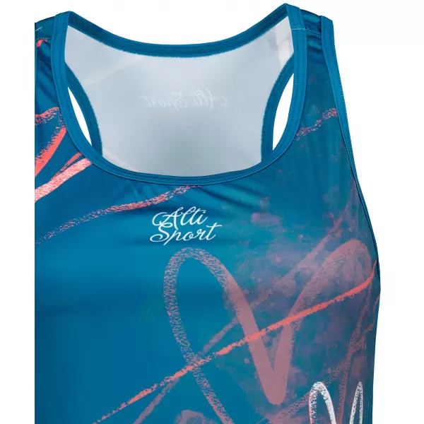  Funktionaler Tanktoper der Frauen auf Prämie ALTISPORT VOJ/ALW082TIL01 KEROSIN 