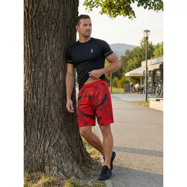  Die funktionalen Shorts von Männern Premium ALTISPORT VOJ/ALM071KRA01 ROT 