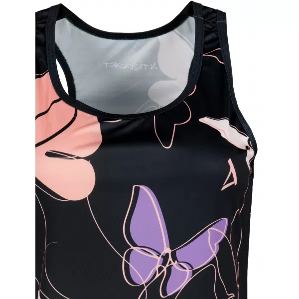  Frauenkleid -Prämie von Frauen ALTISPORT VOJ/ALW086SAT01 SCHWARZ/LILA 