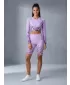Frauen -Leggings über den Knien Premium ALTISPORT VOJ/ALW109LEG02 LILA