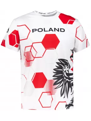 Männer funktionaler T -Shirt Premium ALTISPORT VOJ/ALM036PL/TR01 HEXA-WH
