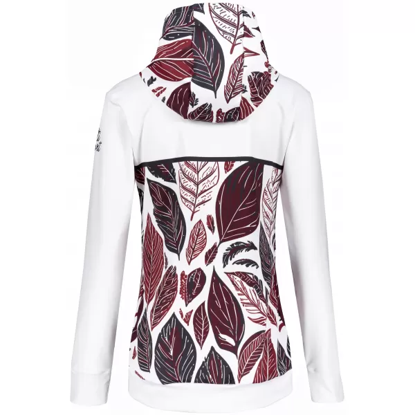 Funktionaler Sweatshirt -Prämie von Frauen ALTISPORT VOJ/ALW061MI01 WEIß/BURGUNDER 
