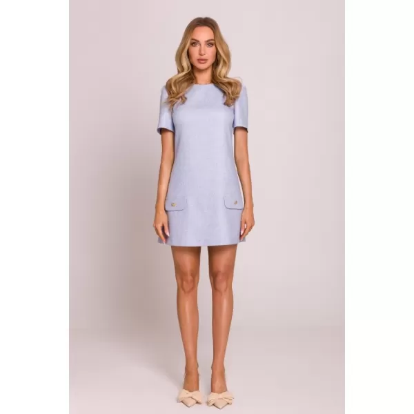  Kleid MOE M855 HELLBLAU 