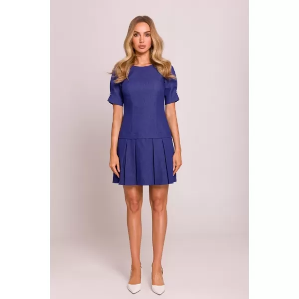  Kleid MOE M842 BLAU 