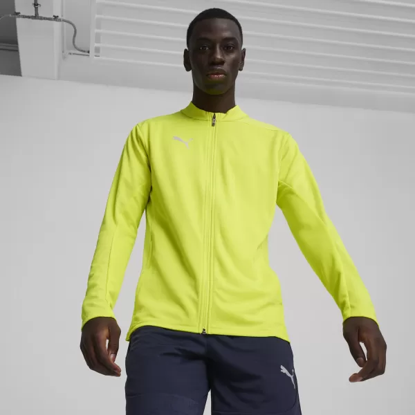  Jacke PUMA TEAMFINAL TRAINING JACKET 658554_30 ELECTRIC LIME/ ELEKTRISCHES KALK/PUMA SILBER 