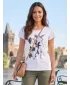 Hemd ALTISPORT ALW191122 WEIß -UND -SCHWARZ