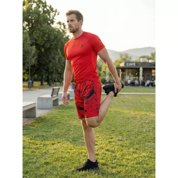  Die funktionalen Shorts von Männern Premium ALTISPORT VOJ/ALM071KRA01 ROT 
