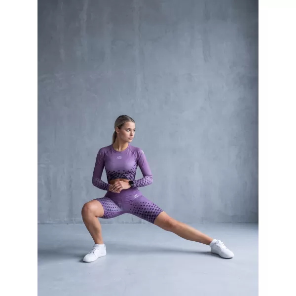  Frauen -Leggings über den Knien Premium ALTISPORT VOJ/ALW109LEG02 LILA 