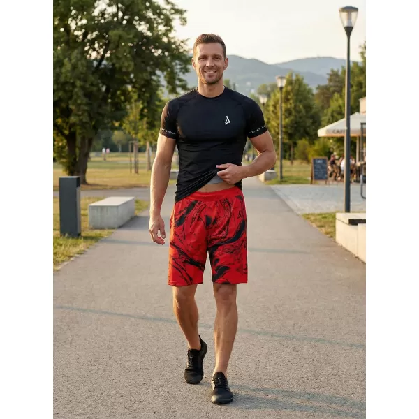  Die funktionalen Shorts von Männern Premium ALTISPORT VOJ/ALM071KRA01 ROT 