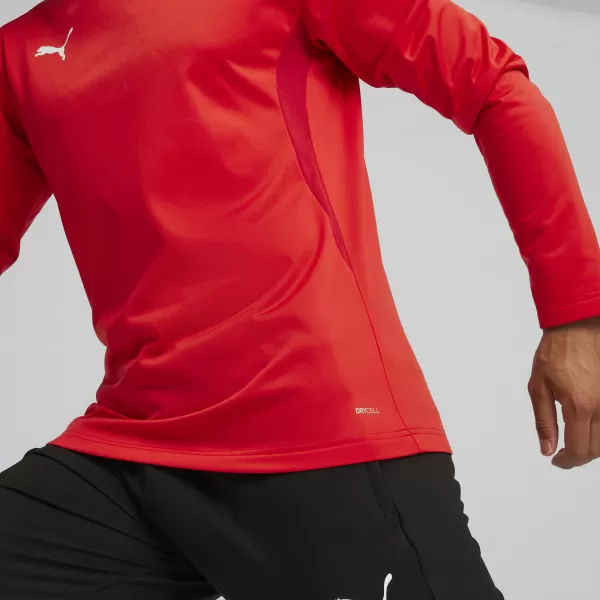  Herren -Sweatshirt PUMA TEAMGOAL TRAINING SWEAT 658649_01 PUMA ROT/PUMA WEIß/SCHNELL ROT 