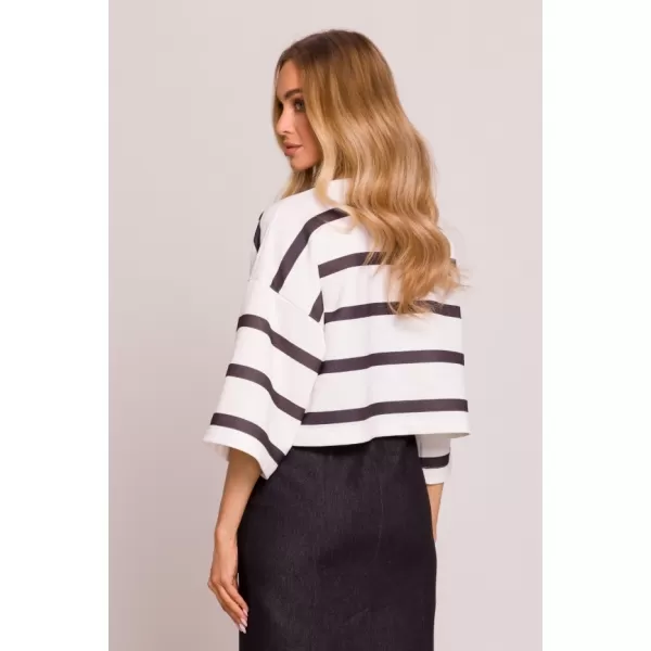  Damen-Sweatshirt MOE M844 WEIß 