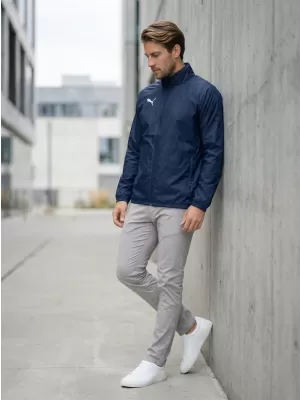 Jacke PUMA TEAMGOAL ALL WEATHER JACKET 659038_06 PUMA NAVY/PUMA WHITE