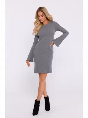 Kleid MOE M821 GRAUE MELANGE